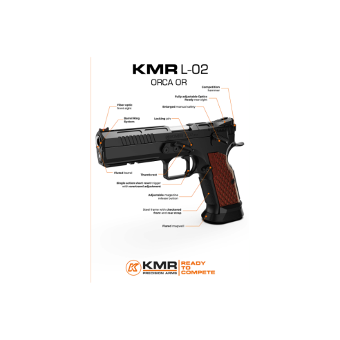 PISTOLET KMR L-02 ORCA OR SA 5" 9X19