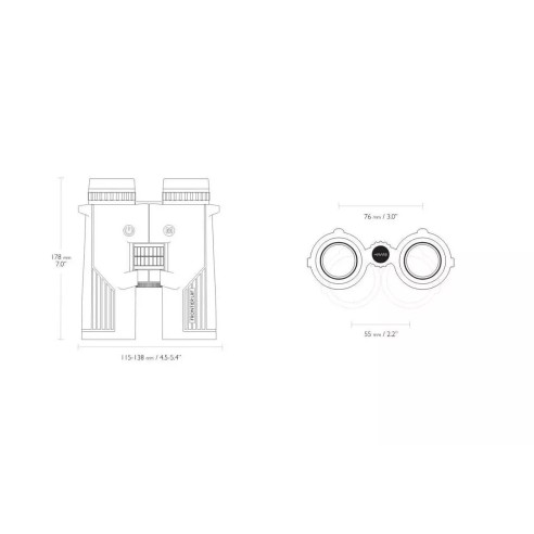 Jumelles/Télémètre HAWKE Frontier LRF Green 10x42