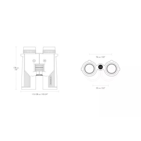 Jumelles/Télémètre HAWKE Frontier LRF Green 10x42