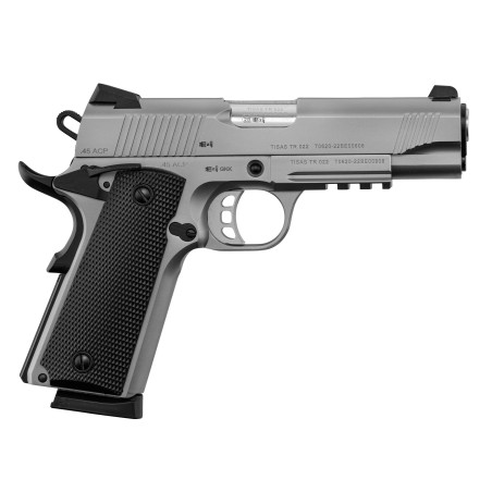 Pistolet TISAS Zig PCS 1911 Commander Inox 4.25"  Cal.45 ACP