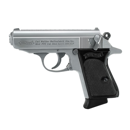 Pistolet WALTHER PPK/S Inox 6 Cps Cal.380 ACP