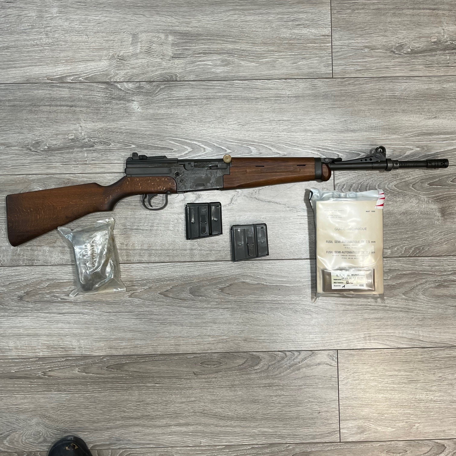 Carabine MAS Mle 1949/56 Cal 7.5 MAS