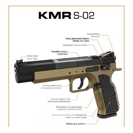 Pistolet KMR S-02 6" Cal.22lr