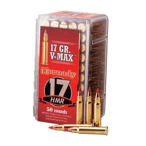 Munitions HORNADY 17HMR V-Max  17gr x50