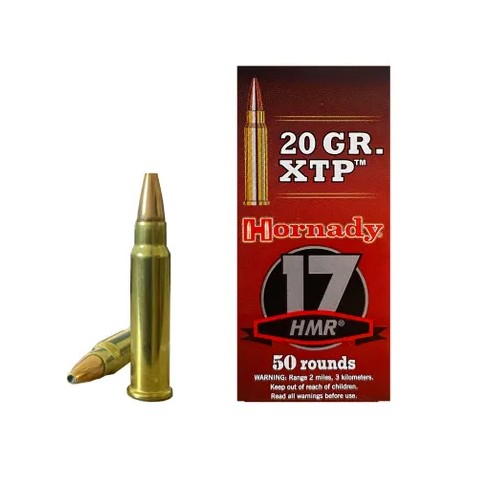Munitions HORNADY 17Hmr XTP 20gr x50