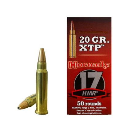 Munitions HORNADY 17Hmr XTP 20gr x50