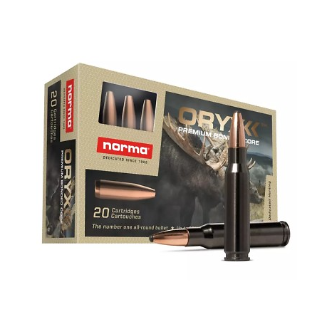 Munitions NORMA 30.06 Oryx Silencer 180gr x20