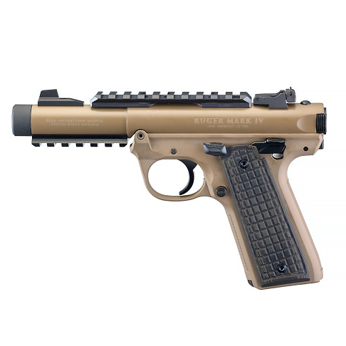 Pistolet RUGER Mark IV 22/45 Tactical Cerakote Brown...