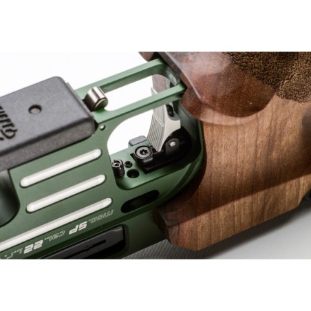 Pistolet PARDINI Hi-Tech Vert Rapid Fire Cal.22lr